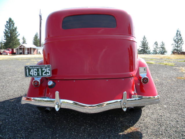 1933 Red Ford Victoria Victoria