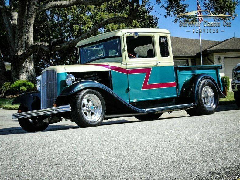 1933 Green Ford Other Pickups Extended CAB Truck