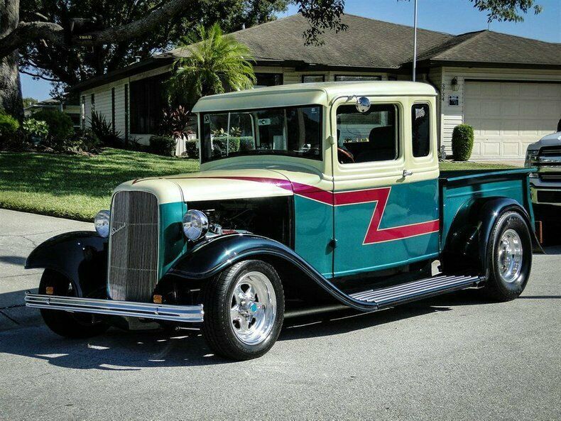 1933 Green Ford Other Pickups Extended CAB Truck