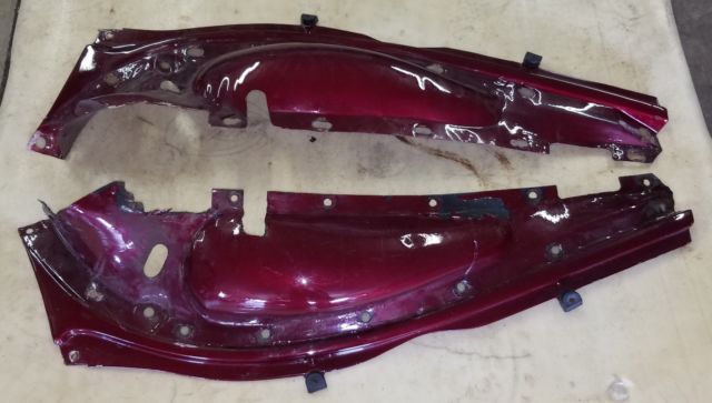 1933 Burgundy Ford Coupe - 3w Coupe