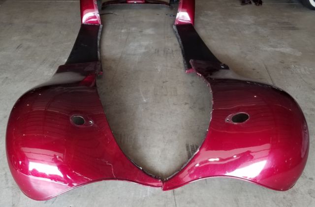 1933 Burgundy Ford Coupe - 3w Coupe