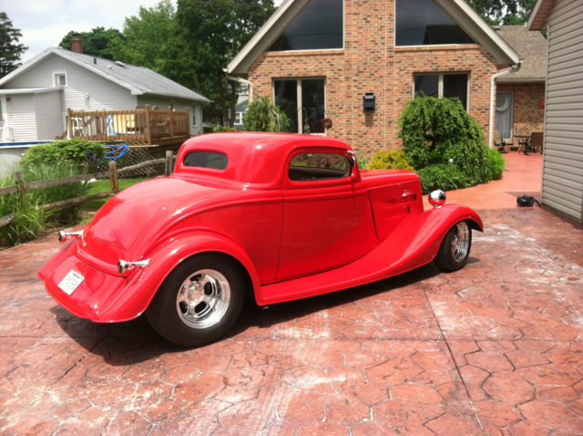 1934 Red Ford Coupe