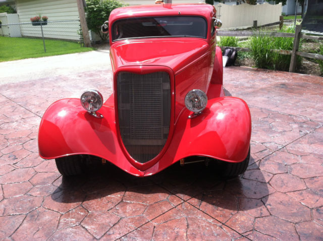 1934 Red Ford Coupe