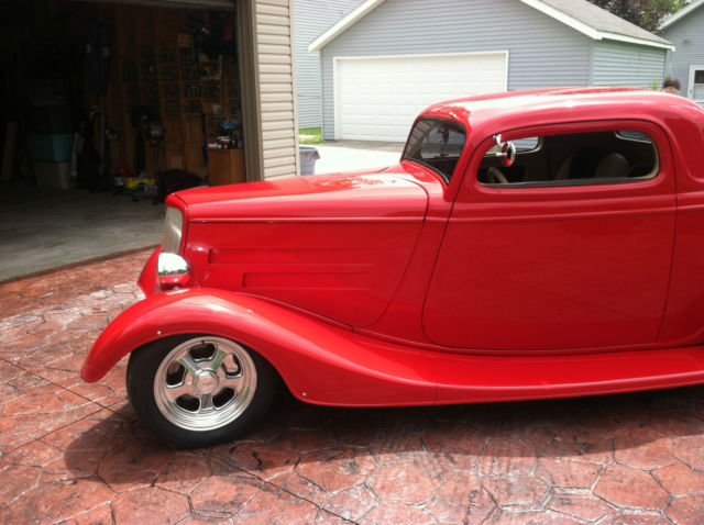 1934 Red Ford Coupe