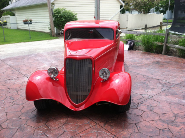 1934 Red Ford Coupe