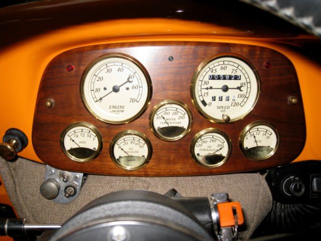 1934 Tangerine Ford 5 Window Coupe Coupe