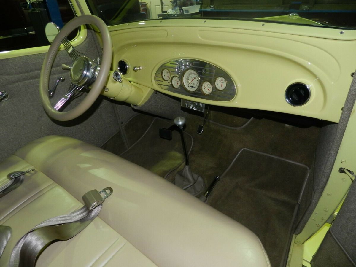 1934 Canary Yellow Chevrolet Coupe 3 Window Coupe