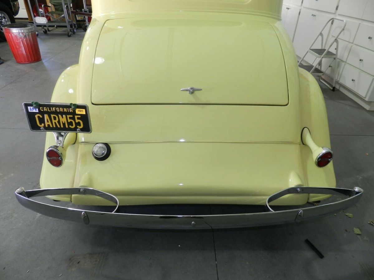 1934 Canary Yellow Chevrolet Coupe 3 Window Coupe