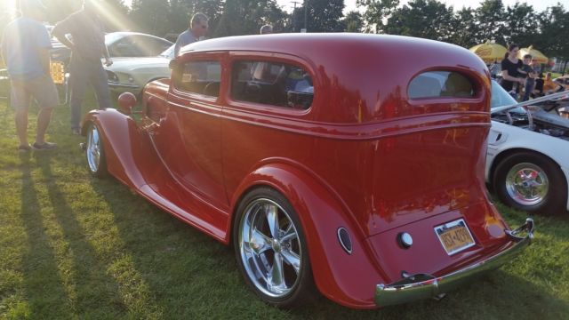 1934 Red Chevrolet Sedan Sedan