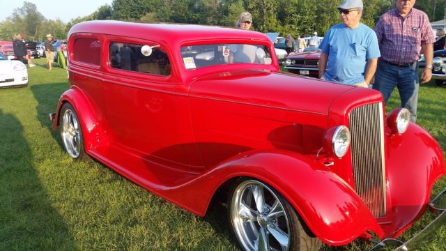1934 Red Chevrolet Sedan Sedan