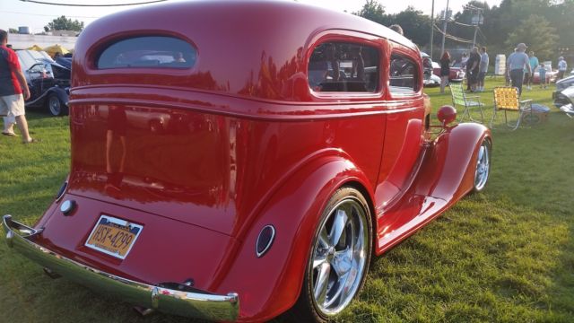 1934 Red Chevrolet Sedan Sedan