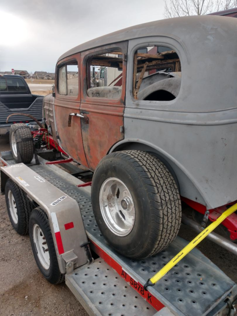 1934 BARE METAL Chevrolet Chevy Sedan