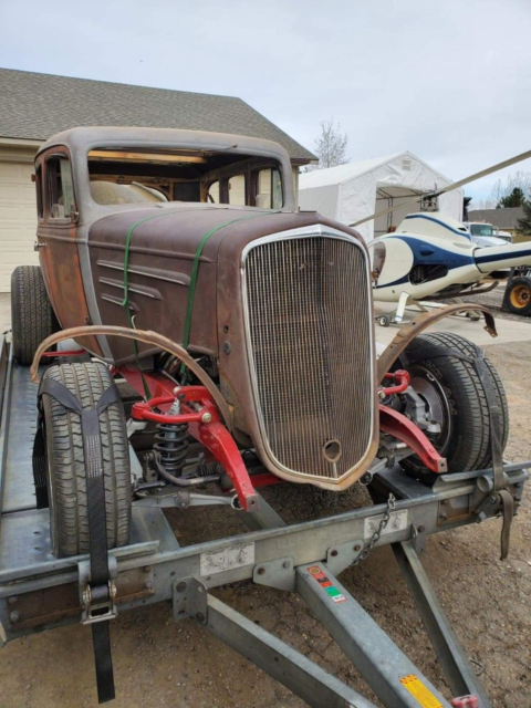 1934 BARE METAL Chevrolet Chevy Sedan