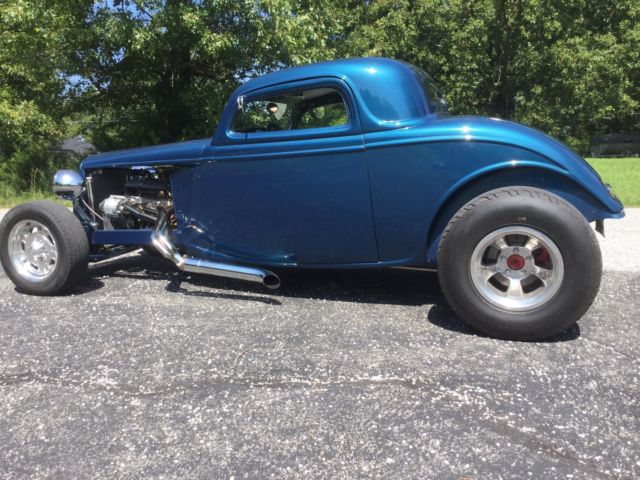1934 Blue Chevrolet Coupe Coupe