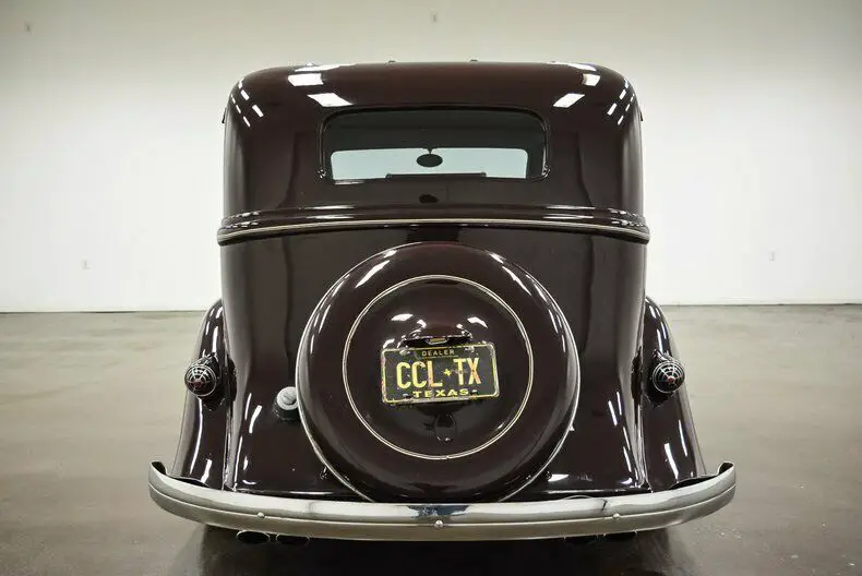 1934 Chrysler CA 971 Miles Royal Maroon Sedan 350 V8 700R4 for sale ...