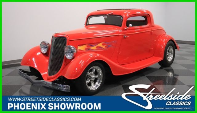 1934 Red Ford 3-Window