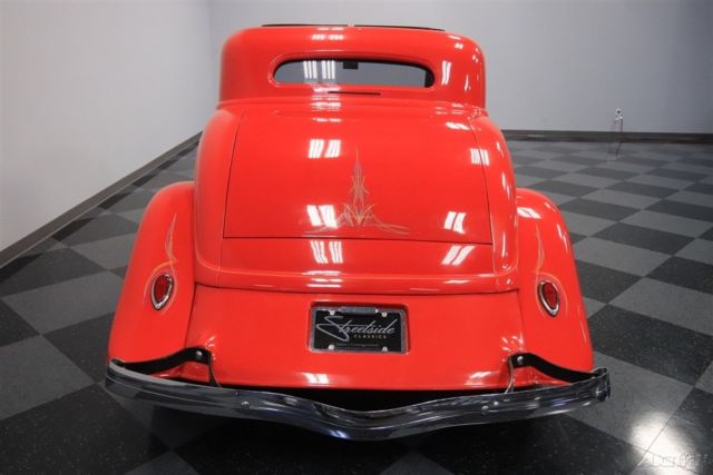 1934 Red Ford 3-Window
