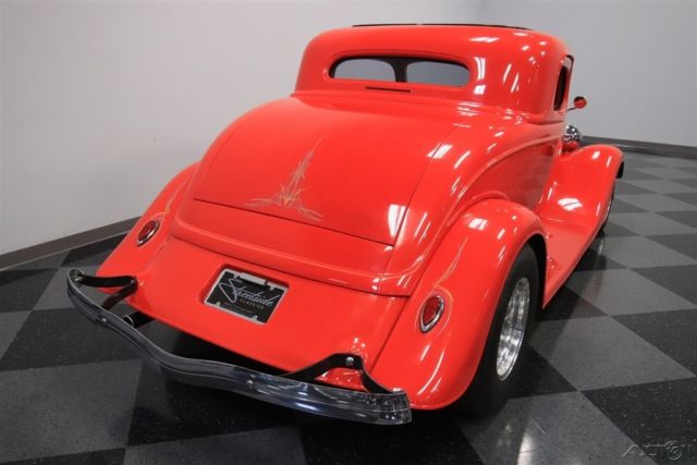 1934 Red Ford 3-Window