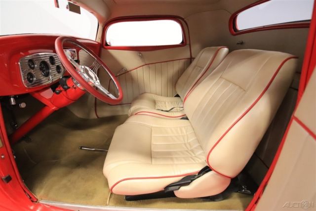 1934 Red Ford 3-Window