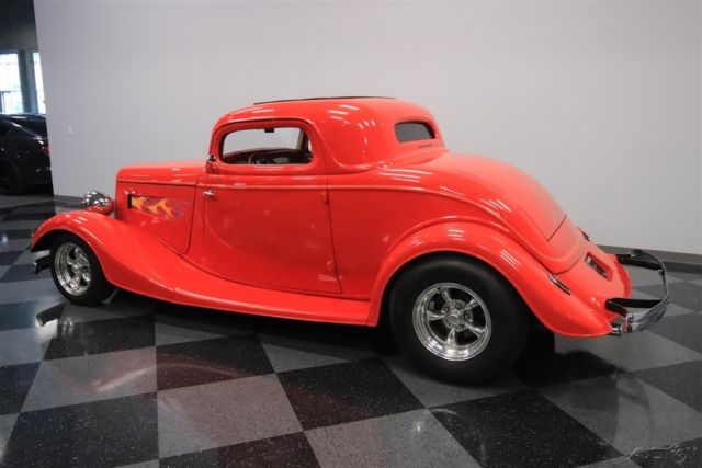 1934 Red Ford 3-Window