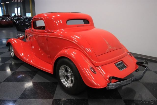 1934 Red Ford 3-Window