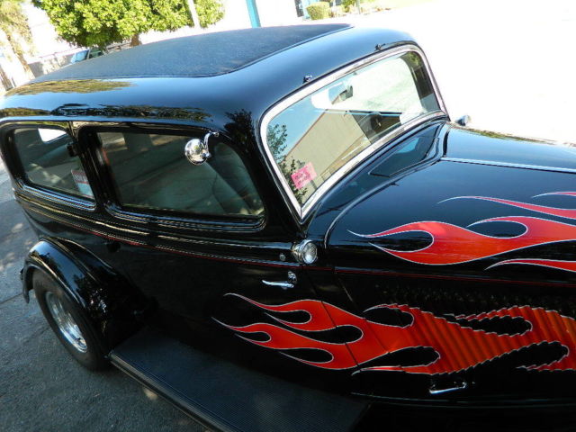 1934 Black with flames base coat/clear coat Ford Other Sedan