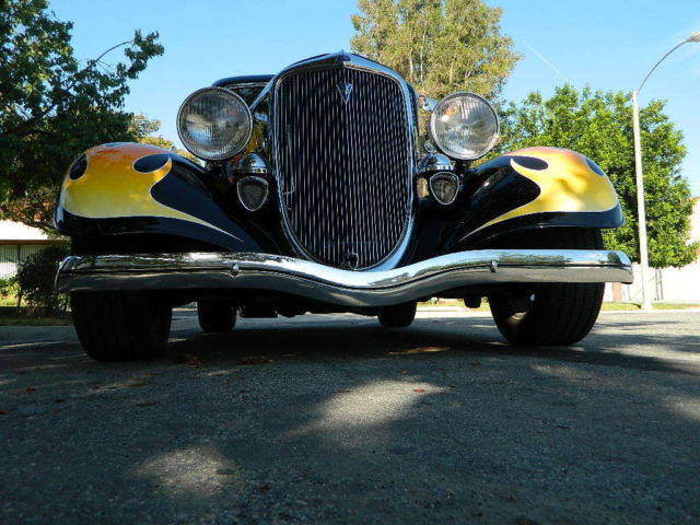 1934 Black with flames base coat/clear coat Ford Other Sedan