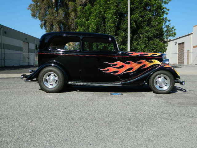 1934 Black with flames base coat/clear coat Ford Other Sedan