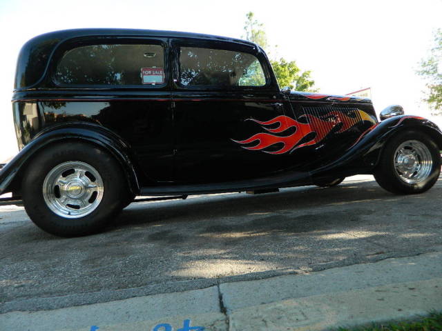 1934 Black with flames base coat/clear coat Ford Other Sedan