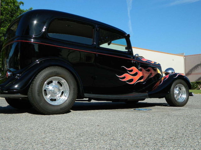 1934 Black with flames base coat/clear coat Ford Other Sedan