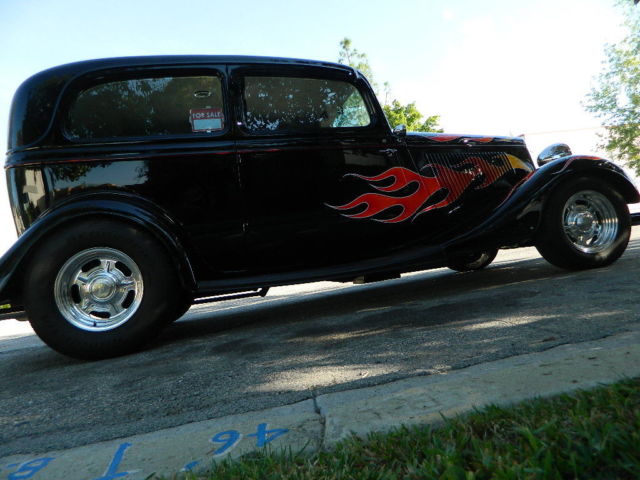 1934 Black with flames base coat/clear coat Ford Other Sedan