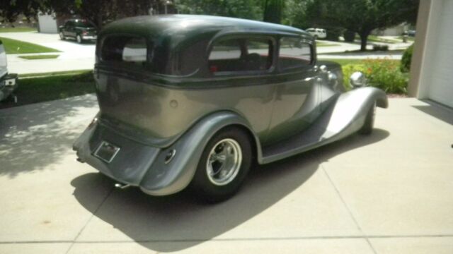 1934 Two tone Metallic Charcoal over Platinum Ford Other 2 dr sedan