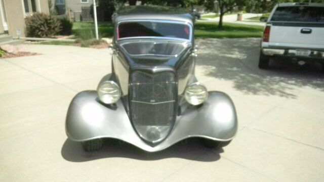 1934 Two tone Metallic Charcoal over Platinum Ford Other 2 dr sedan