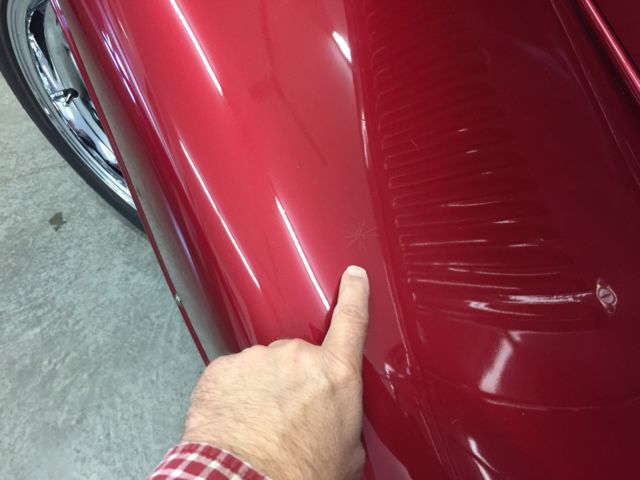 1934 Maroon/Burgundy Ford Other 3 window coupe
