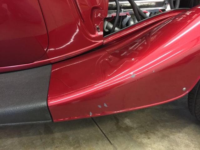 1934 Maroon/Burgundy Ford Other 3 window coupe