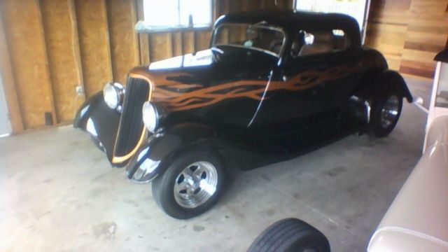 1934 Chocolate Brown Ford 2 door  coupe Coupe