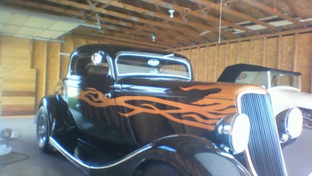 1934 Chocolate Brown Ford 2 door  coupe Coupe