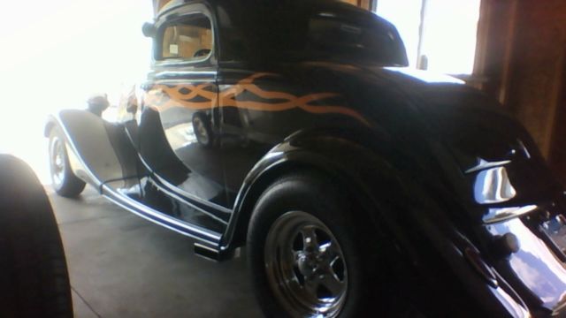 1934 Chocolate Brown Ford 2 door  coupe Coupe