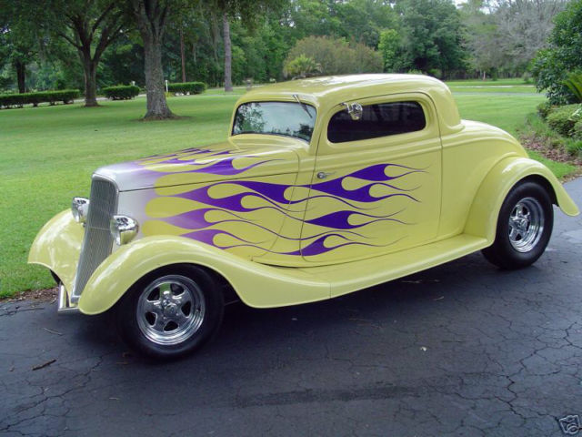 1934 Yellow w/flames Ford Other Coupe