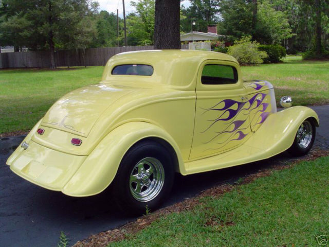 1934 Yellow w/flames Ford Other Coupe