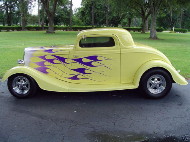 1934 Yellow w/flames Ford Other Coupe