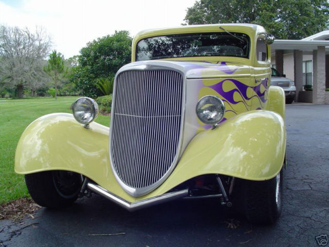 1934 Yellow w/flames Ford Other Coupe