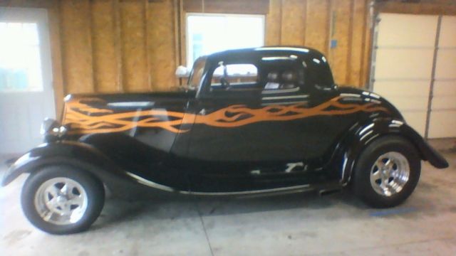 1934 Chocolate Brown Ford 2 door  coupe Coupe