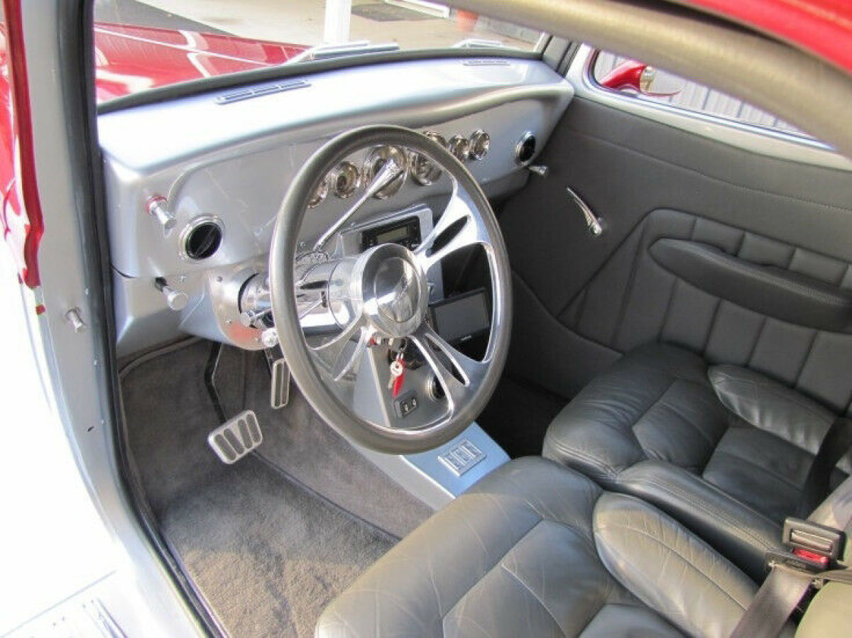 1934 Silver Ford 3 Window Coupe