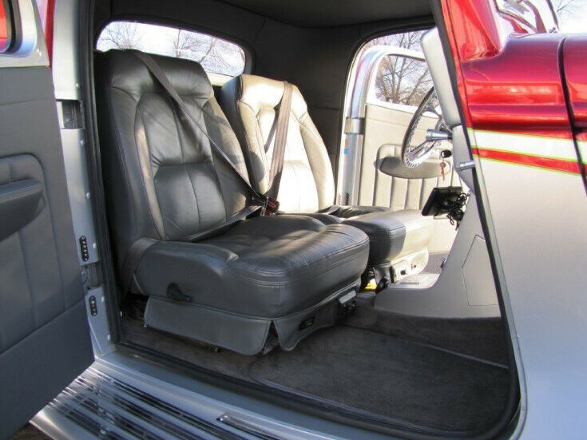 1934 Silver Ford 3 Window Coupe