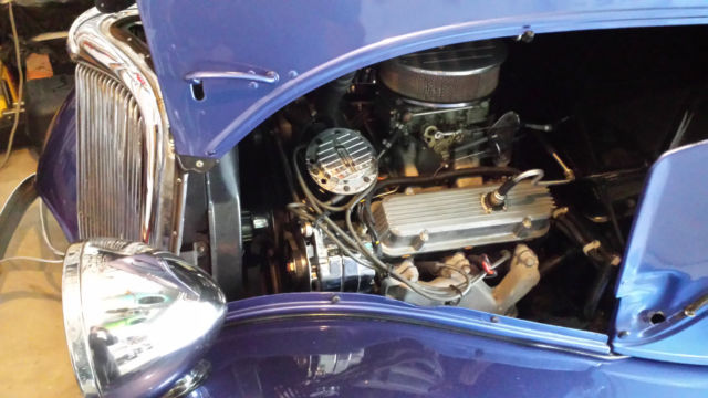 1934 ford french blue Ford 5-w coupe Coupe