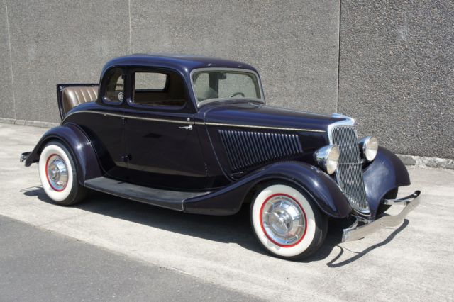 1934 Dark blue Ford 5 WINDOW BUSINESS COUPE Coupe