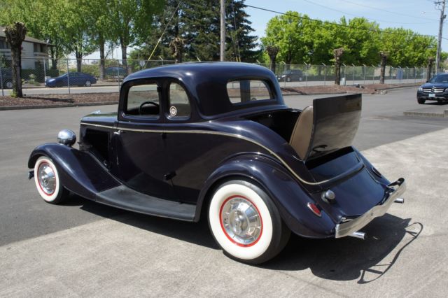 1934 Dark blue Ford 5 WINDOW BUSINESS COUPE Coupe