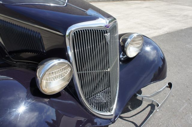 1934 Dark blue Ford 5 WINDOW BUSINESS COUPE Coupe