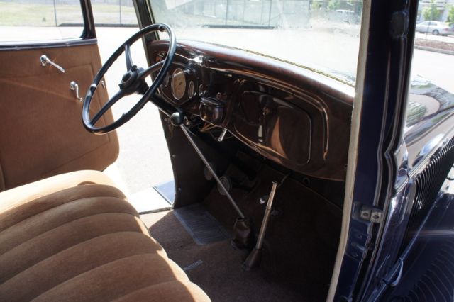 1934 Dark blue Ford 5 WINDOW BUSINESS COUPE Coupe